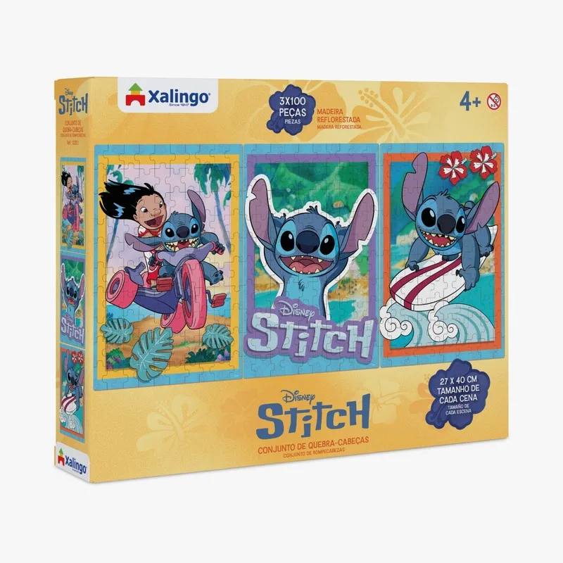 Quebra-cabeças brinquedo Lilo Stitch