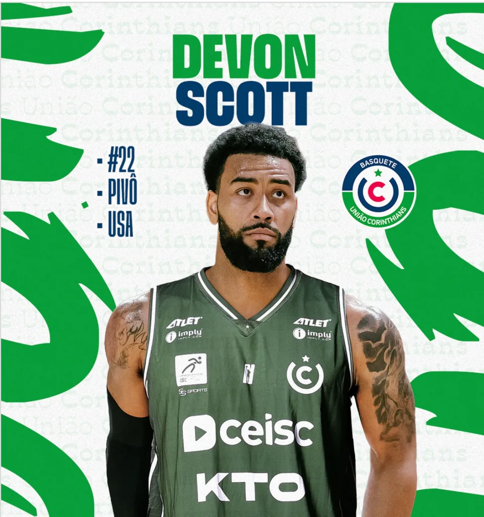 Ceisc União Corinthians contrat Devon Scott - Central Santa Cruz